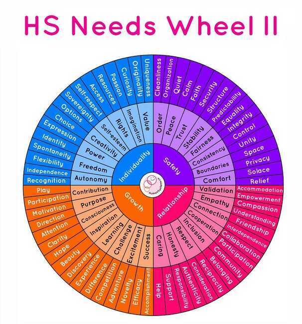 HS Needs Wheel II